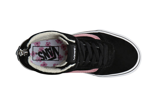 Vans Ward High Top Zip Gray Pink Skate Sneakers Youth 2 | High tops,  Sneakers, Vans